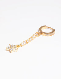 Gold Plated Titanium Clicker Ring - link has visual effect only