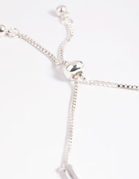 Silver Toggle Cuff Bracelet - link has visual effect only