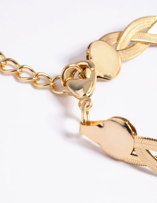Gold Plated Brass Bracelet