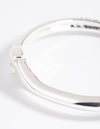 Silver Diamante Snake Hinge Bracelet - link has visual effect only