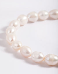 Freshwater Pearl Stretch Bracelet - link has visual effect only