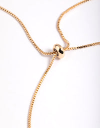 Diamond Simulant Gold Baguette Earrings & Necklace - link has visual effect only