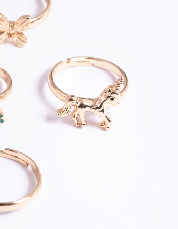 Kids Pastel Mythical Ring 6-Pack