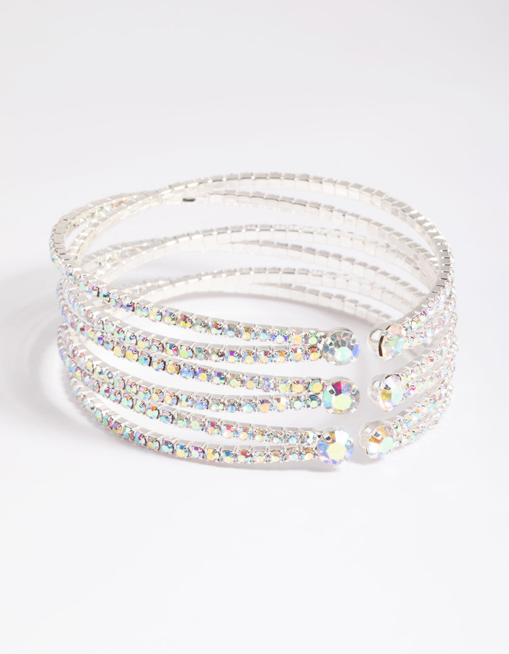 Silver Zig Zag Open Wrist Cuff