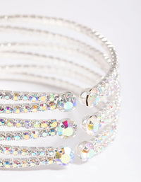 Silver Zig Zag Open Wrist Cuff - link has visual effect only