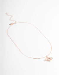 Rose Gold Diamante Bee Necklace - link has visual effect only