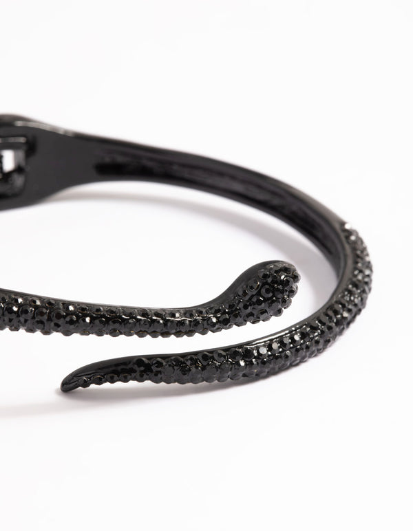 Diamante Snake Hinge Bracelet
