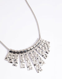 Silver Molten Spray Pendant Necklace - link has visual effect only