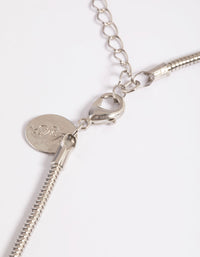 Silver Molten Spray Pendant Necklace - link has visual effect only