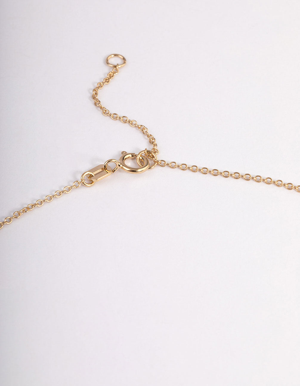 Gold Plated Sterling Silver Marquise & Pear Pendant Necklace
