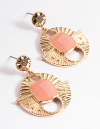 Blush Enamel Boho Drop Earrings - link has visual effect only