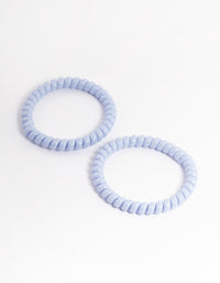Blue Plastic Narrow Hair Spiral Pack - link has visual effect only