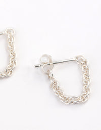 Sterling Silver Chain Front & Back Earrings - link has visual effect only