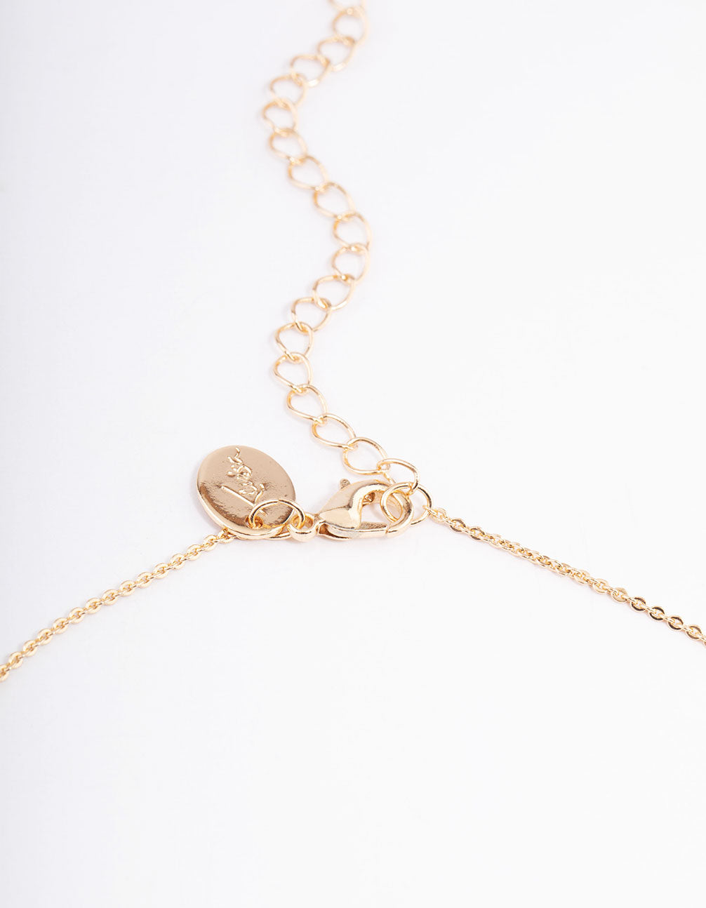 Gold Cubic Zirconia Solitaire Earrings & Necklace Set