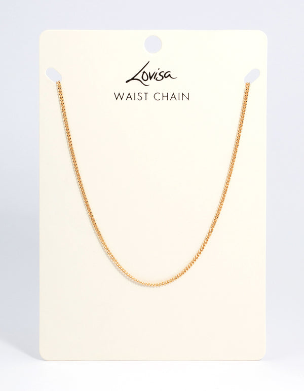 Gold Fine Waist Chain