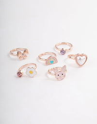 Kids Bunny Bow Ring 6-Pack - link has visual effect only