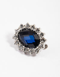 Silver Mini Oval & Round Brooch - link has visual effect only