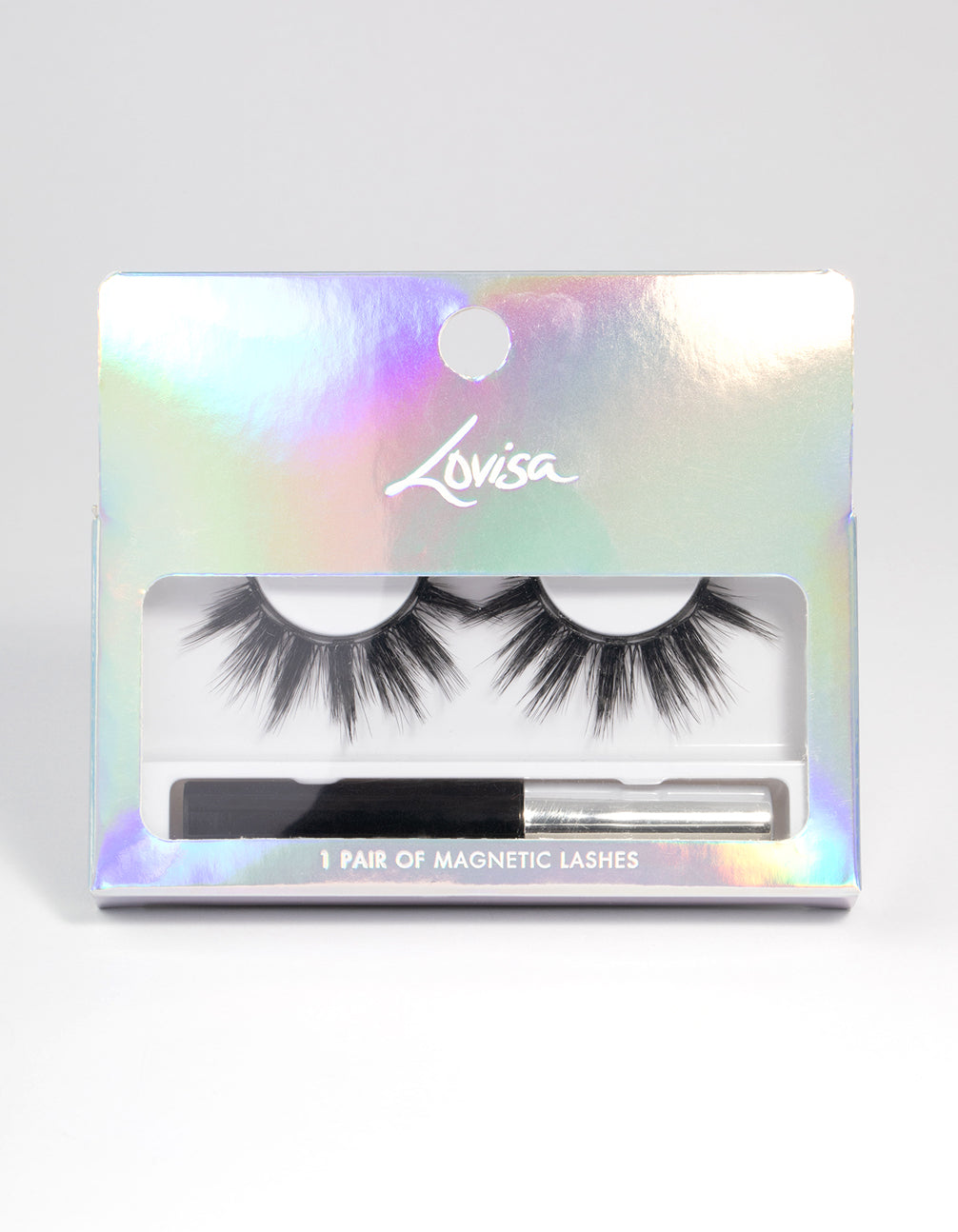 Black Long Thick Magnetic Fake Eyelashes
