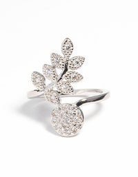 Silver Crystal Fingertip Ring - link has visual effect only