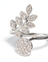 Silver Crystal Fingertip Ring - link has visual effect only
