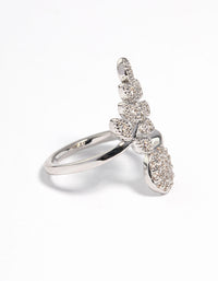 Silver Crystal Fingertip Ring - link has visual effect only