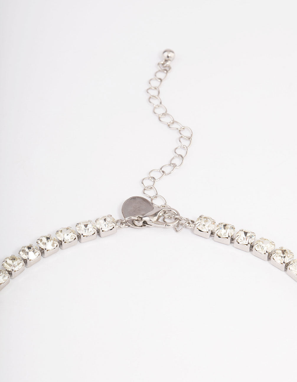 Silver Diamante Cupchain Y-Necklace
