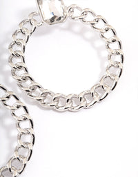 Silver Door Knocker Earrings - link has visual effect only