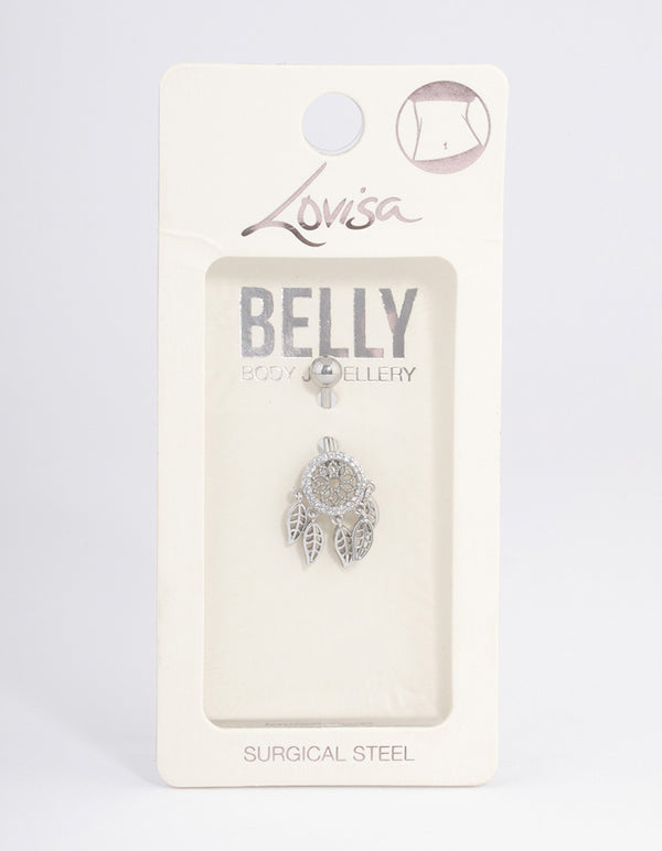 Surgical Steel Dream Cactcher Belly Ring