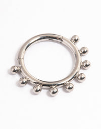 Surgical Steel Clicker Ring 8mm - link has visual effect only
