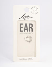 Surgical Steel Clicker Ring 8mm - link has visual effect only