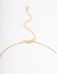 Gold Cubic Zirconia Multi Y-Neck Jewellery Set - link has visual effect only