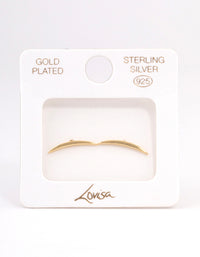 Gold Plated Sterling Silver Climber Earrings - link has visual effect only