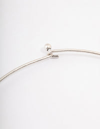 Silver Hibiscus Choker - link has visual effect only