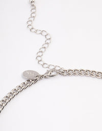 Silver Crystal Butterfly Necklace - link has visual effect only