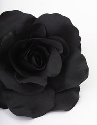 Black Large Flower Choker - link has visual effect only