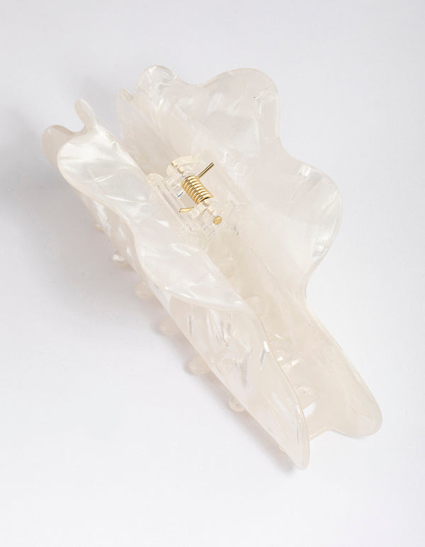 Acrylic Oversized Cloud Claw Clip