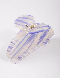 Acrylic Lilac Lunar Multi Clear Claw Clip - link has visual effect only