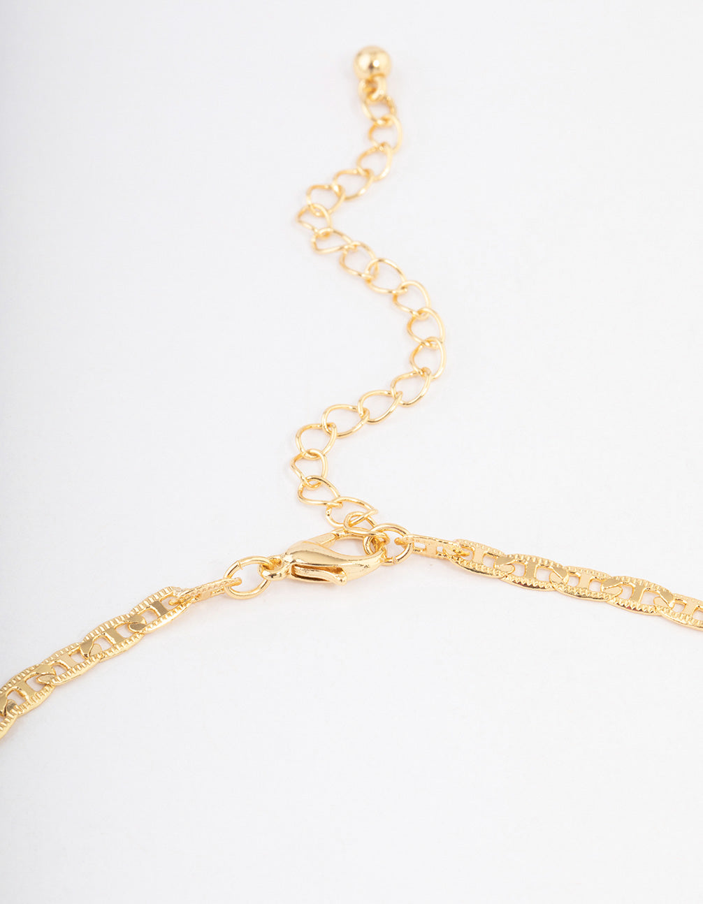 Gold Plated Mariner Chain Butterfly Necklace