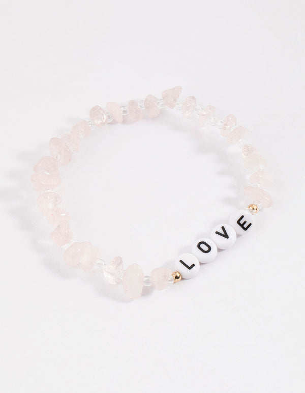 Rose Quartz Love Bracelet