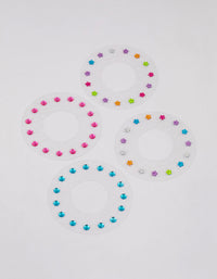 Rainbow Hair Gems Refill 4-Pack (60 Gems) - link has visual effect only