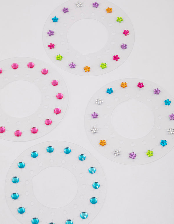 Rainbow Hair Gems Refill 4-Pack (60 Gems)