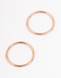 Surgical Steel Fine Sleeper Earrings 10mm - link has visual effect only