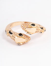 Black Slim Snake Ring - link has visual effect only