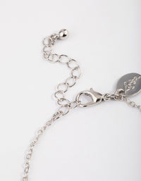 Silver Bling Cross Bracelets 4-Pack - link has visual effect only