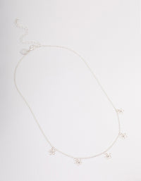 Silver Daisy Garden Necklace - link has visual effect only