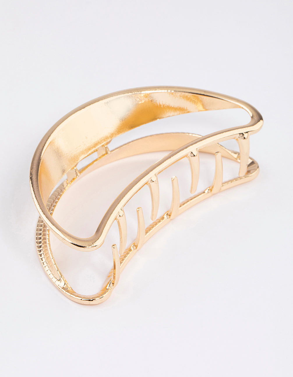 Gold Cut Out Molten Claw Clip