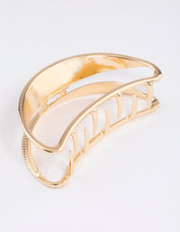 Gold Cut Out Molten Claw Clip - link has visual effect only