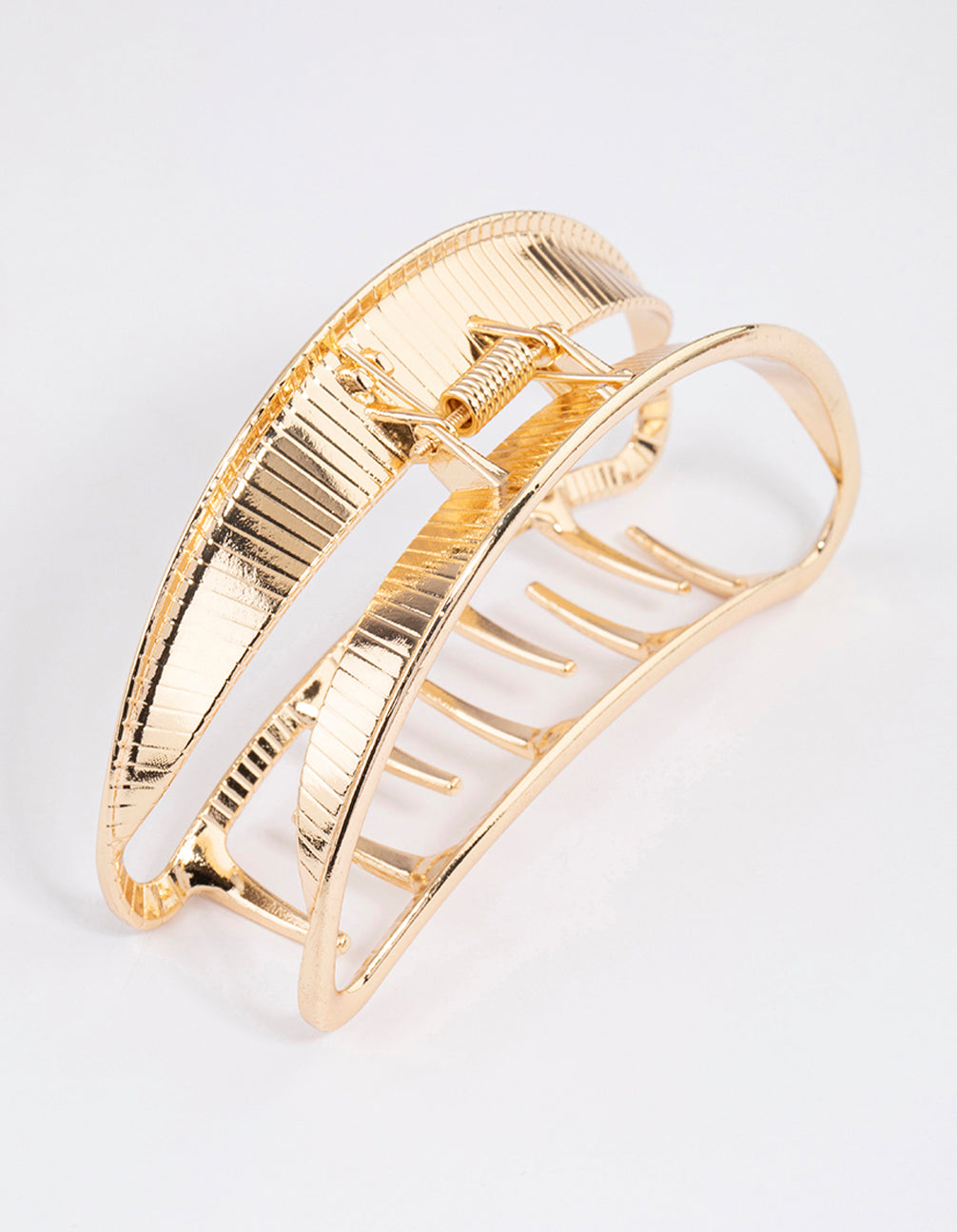 Gold Cut Out Molten Claw Clip