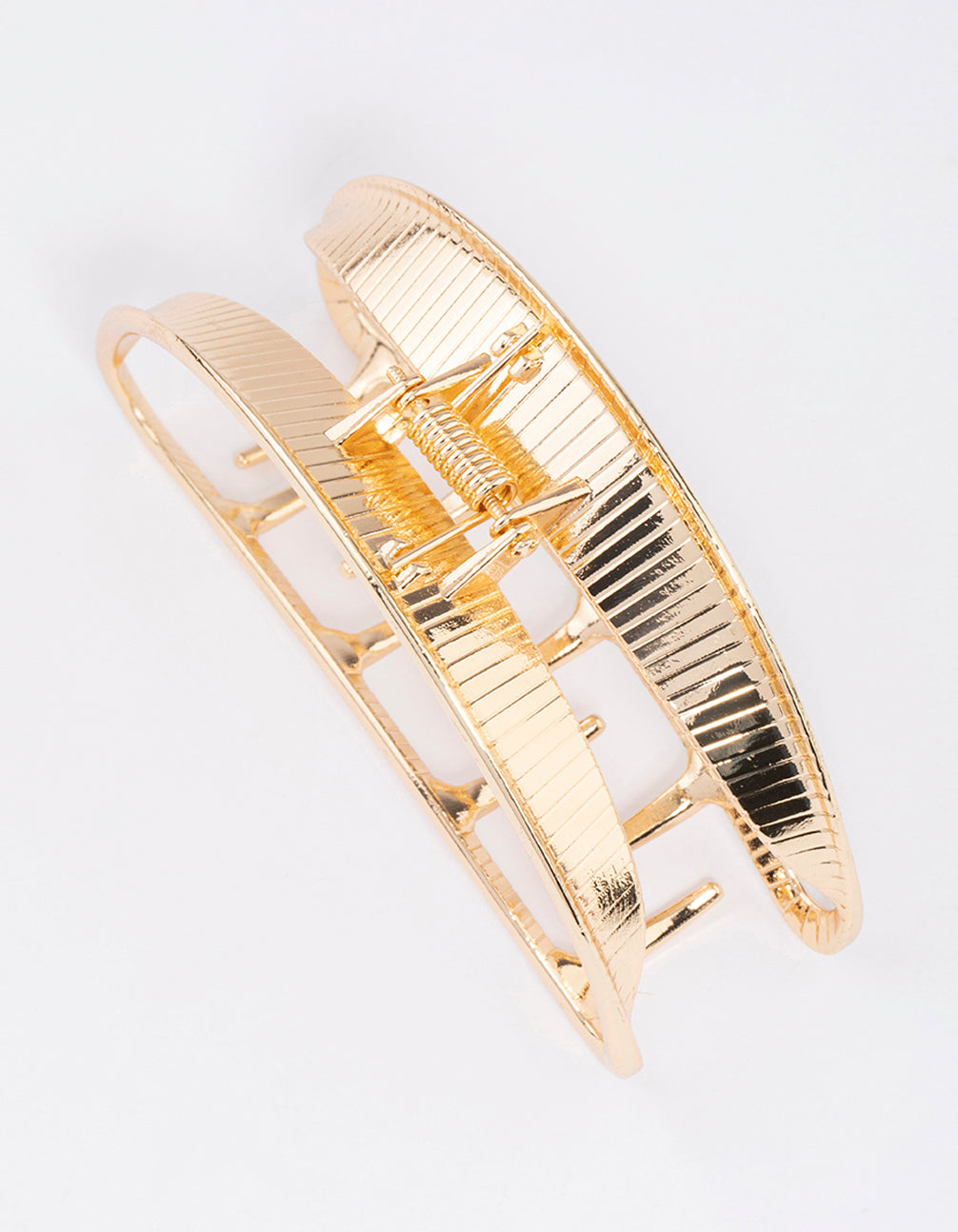 Gold Cut Out Molten Claw Clip