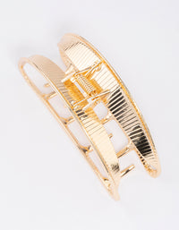 Gold Cut Out Molten Claw Clip - link has visual effect only